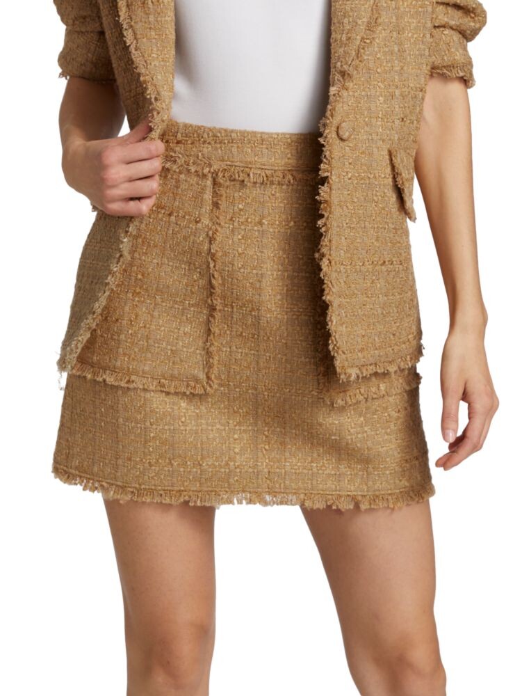 Трикотажная мини-юбка Jaycie Bouclé Cinq À Sept, цвет Sahara
Трикотажная мини-юбка Jaycie Bouclé Cinq À Sept, цвет Sahara