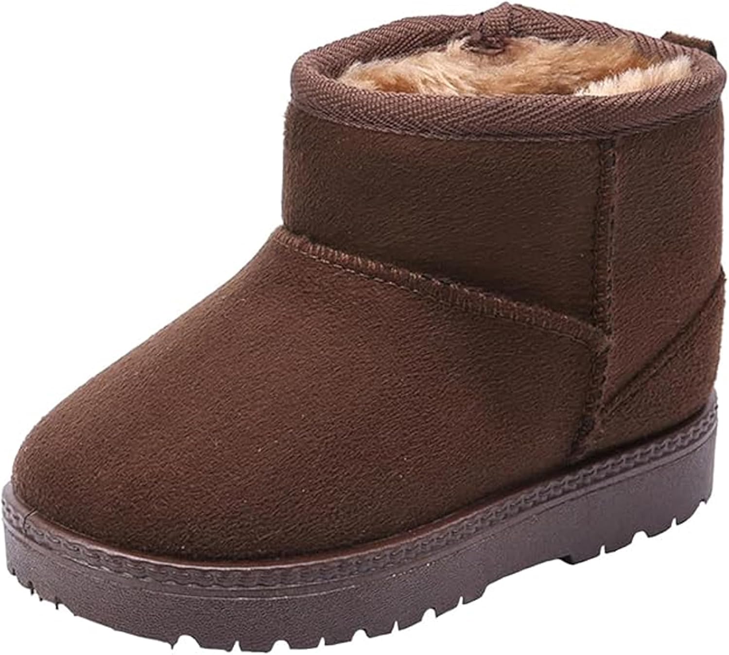 WUIWUIYU Детские зимние ботинки для мальчиков и девочек, утепленные мехом, для улицы, снежные, на щиколотку, Coffee
WUIWUIYU Детские зимние ботинки для мальчиков и девочек, утепленные мехом, для улицы, снежные, на щиколотку, Coffee