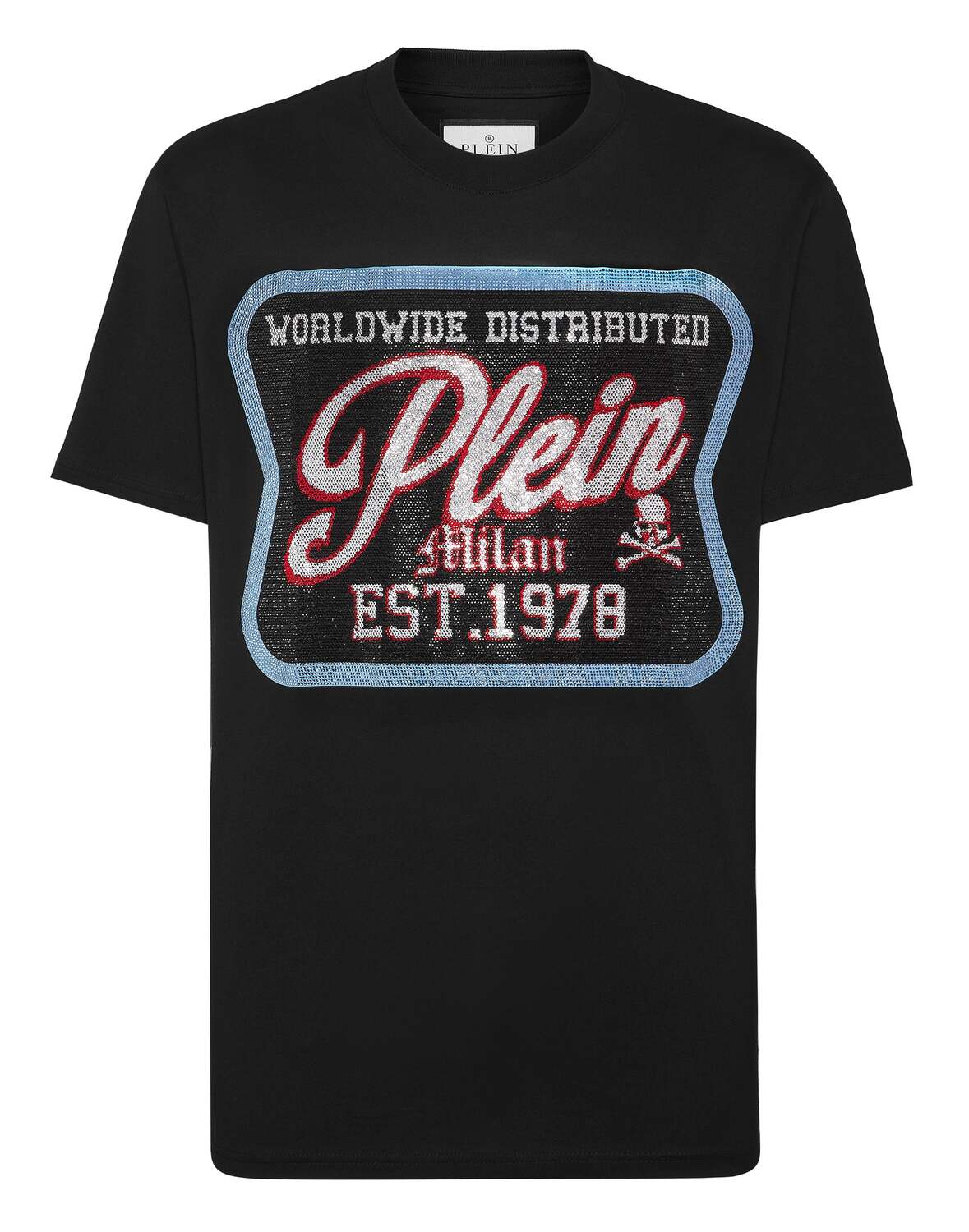 Футболка с круглым вырезом SS с нашивкой PHILIPP PLEIN, черный
Футболка с круглым вырезом SS с нашивкой PHILIPP PLEIN, черный