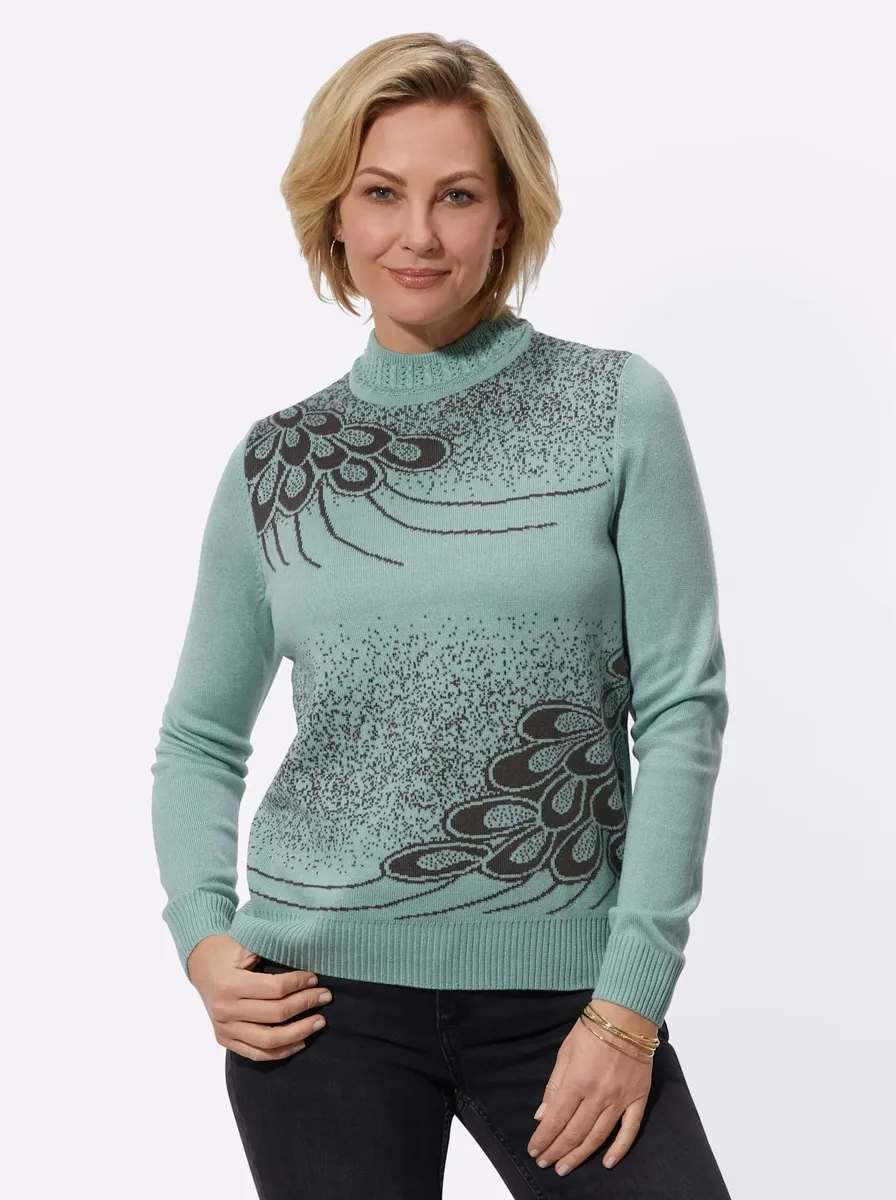 Свитер с воротником стойкой Classic Basics "Пуловер", цвет Kalkmint-Gemustert
Свитер с воротником стойкой Classic Basics "Пуловер", цвет Kalkmint-Gemustert