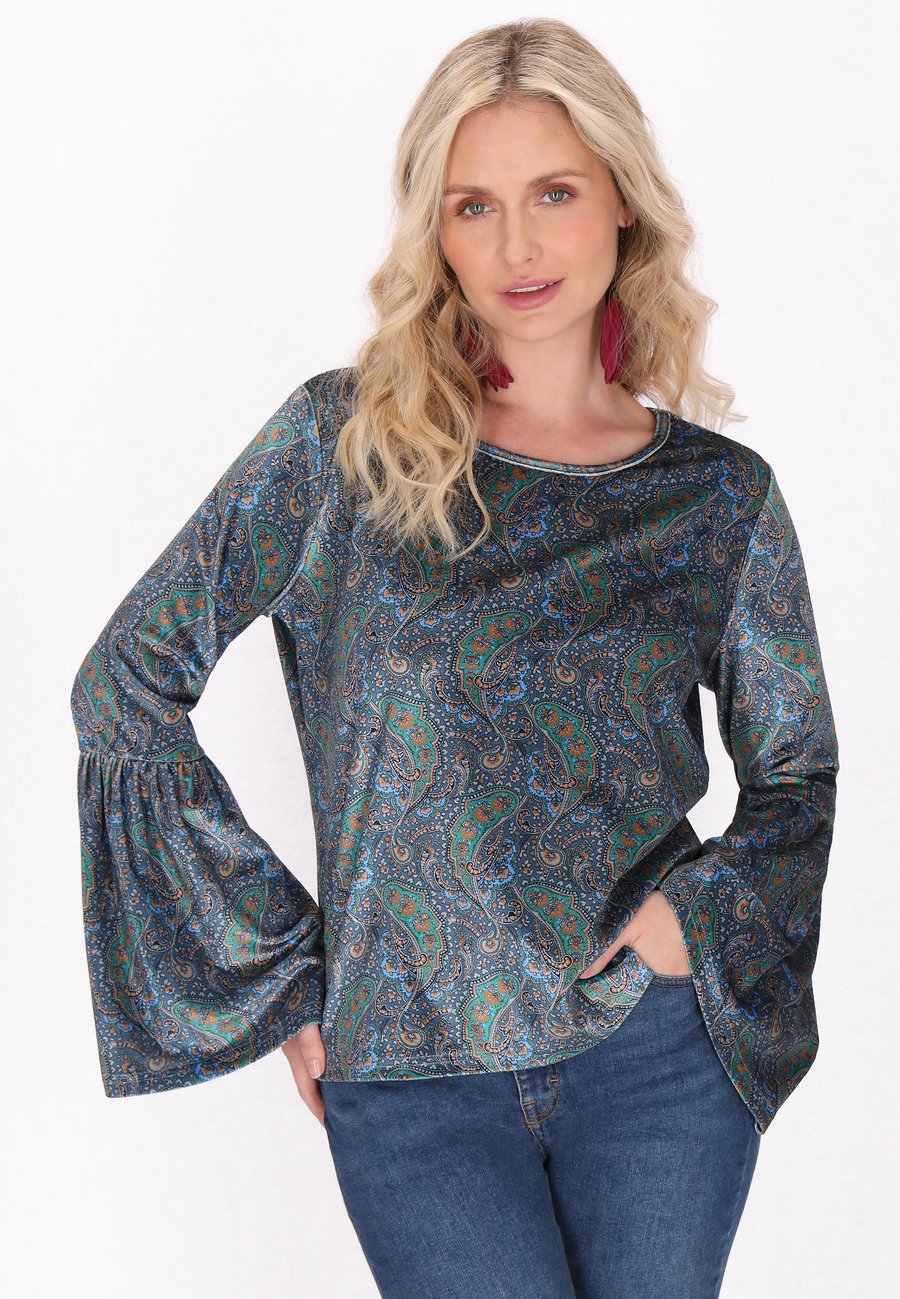 Блуза usha Blouse, Blue Multicolor/Light Grey
Блуза usha Blouse, Blue Multicolor/Light Grey