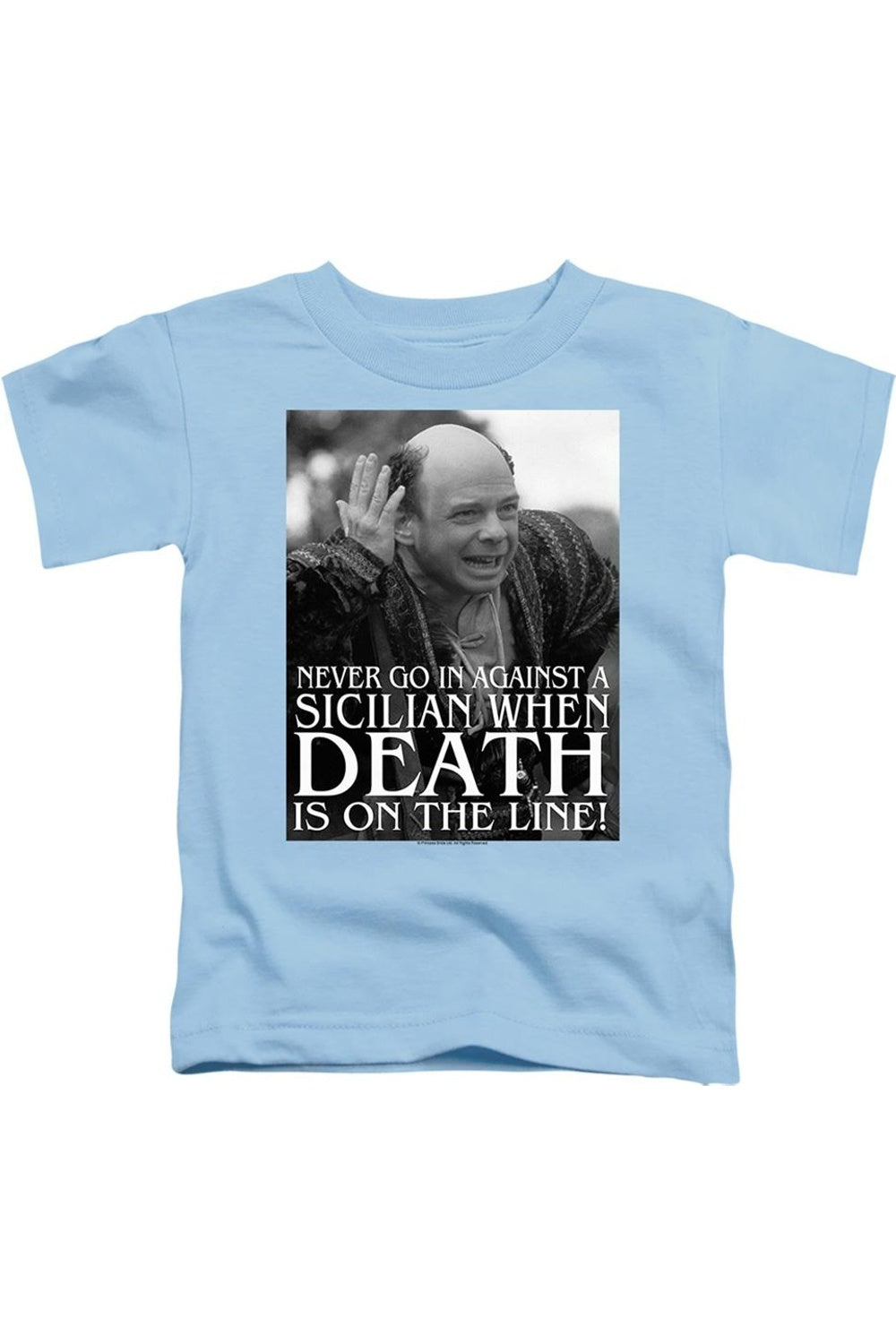 Футболка с коротким рукавом "Принцесса-невеста" в сицилийском стиле для детей Gildan, светло-голубой
Футболка с коротким рукавом "Принцесса-невеста" в сицилийском стиле для детей Gildan, светло-голубой