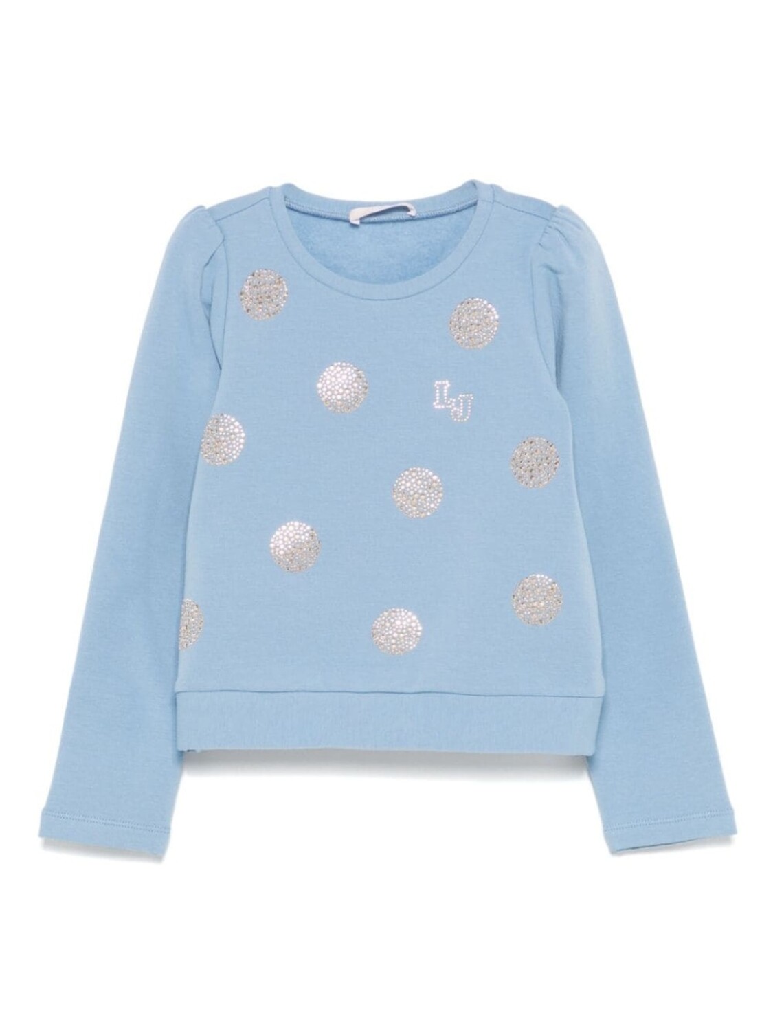 Толстовка LIU JO в горошек, украшенная кристаллами, синий
Толстовка LIU JO в горошек, украшенная кристаллами, синий