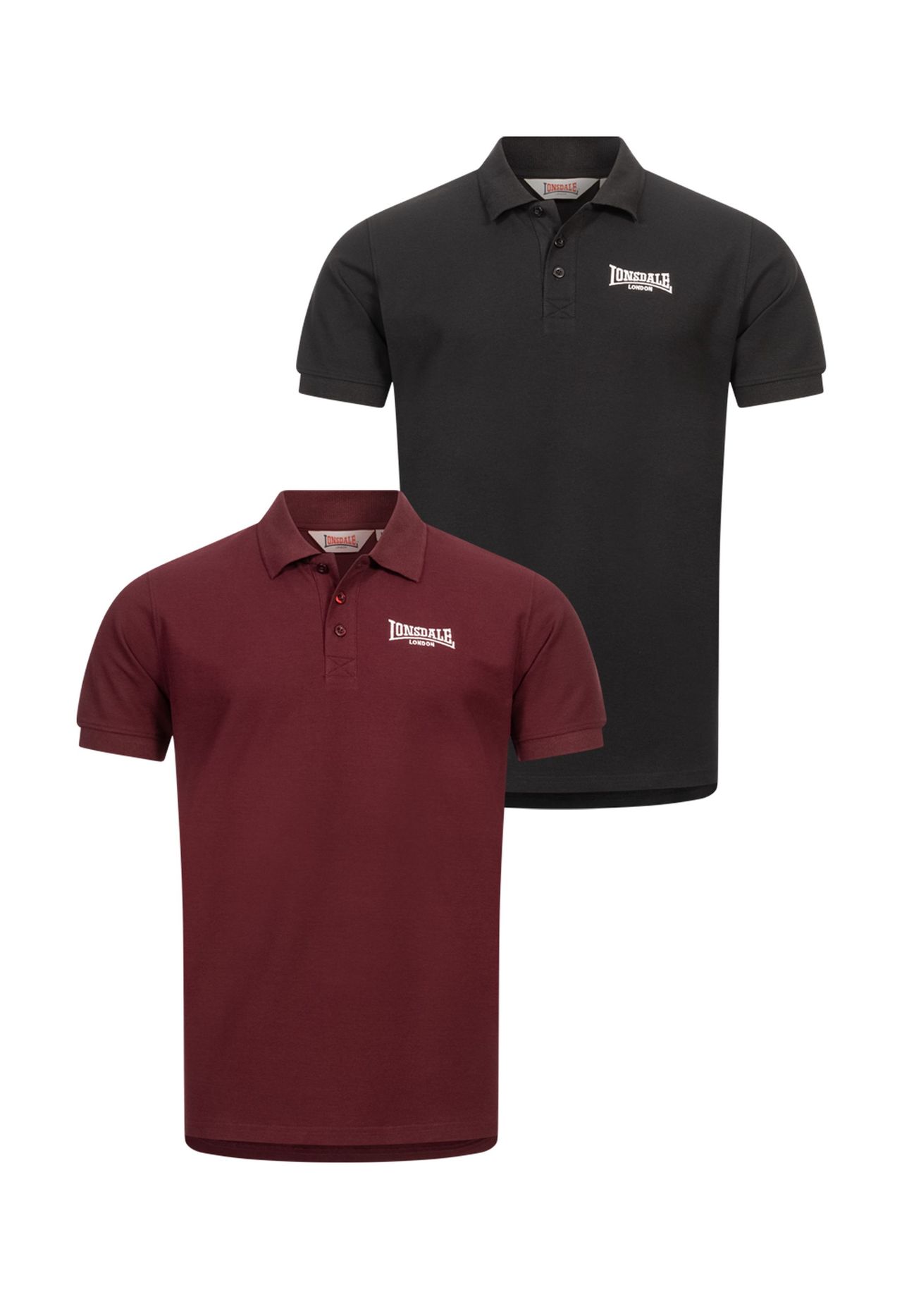 Мужская рубашка-поло стандартного кроя, двойная упаковка LINGHOLME LONSDALE, цвет Black/oxblood
Мужская рубашка-поло стандартного кроя, двойная упаковка LINGHOLME LONSDALE, цвет Black/oxblood