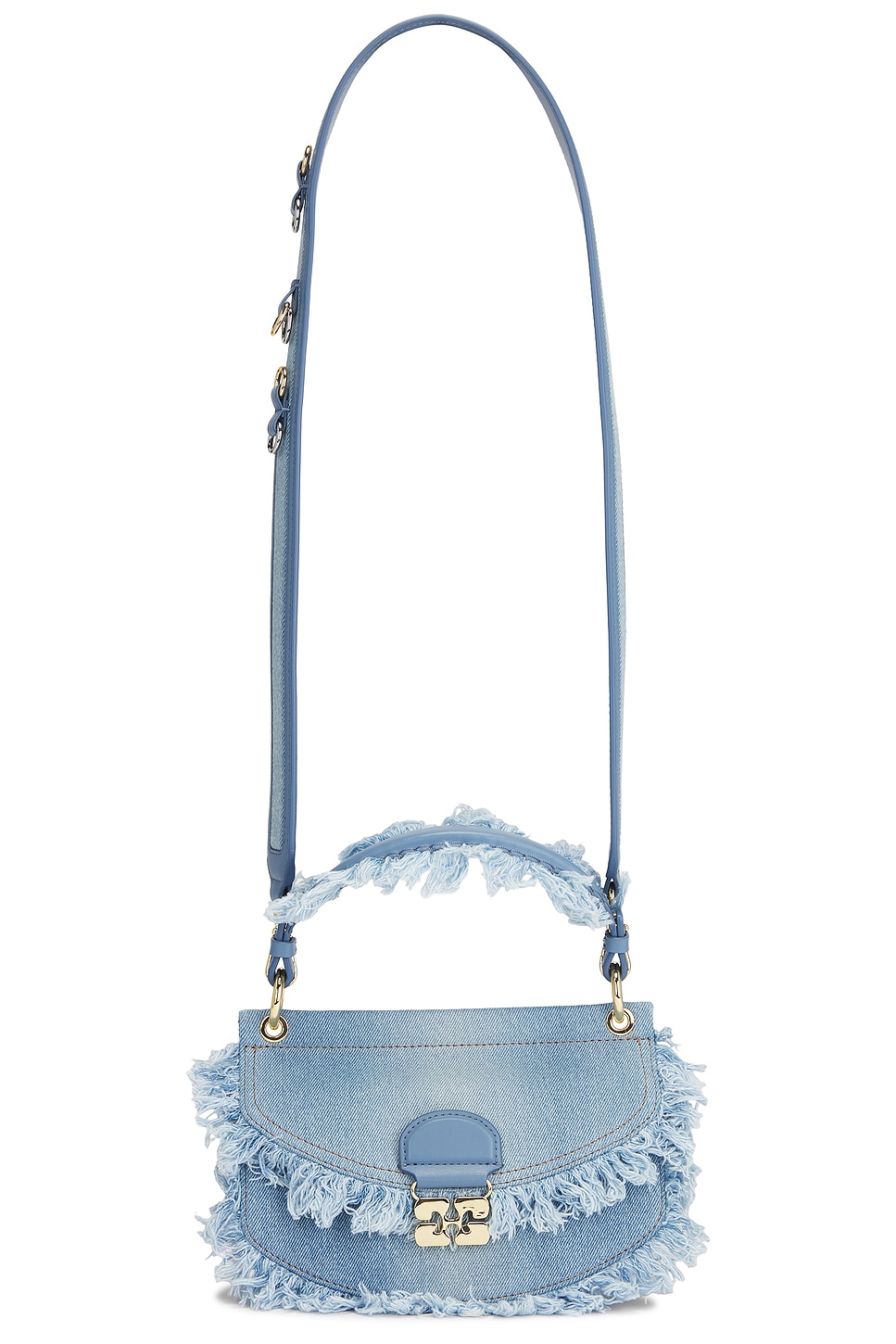 Сумка Apo-G mini с верхней ручкой Ganni, faded denim
Сумка Apo-G mini с верхней ручкой Ganni, faded denim