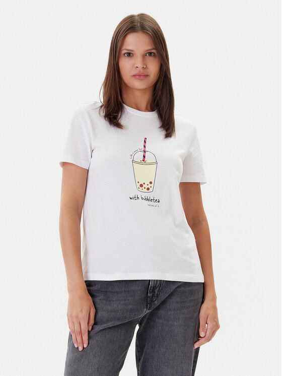 Футболка обычного кроя Fun Life 15349901 Only, белый 
Футболка обычного кроя Fun Life 15349901 Only, белый