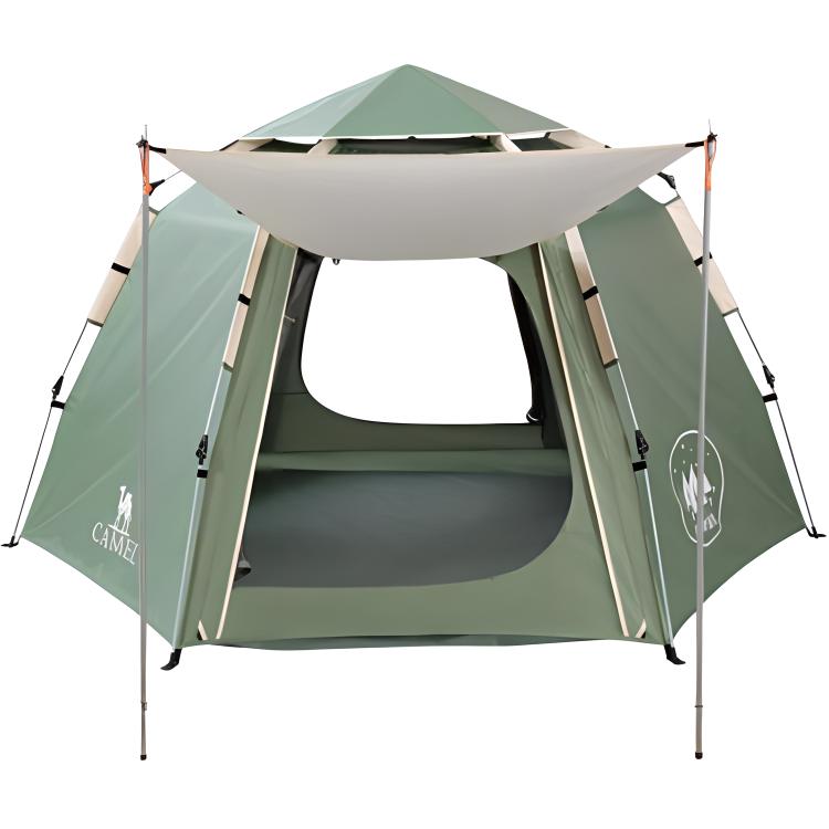 Палатка для кемпинга с пружинным механизмом, одна спальня и гостиная, автоматическая установка Spring Press CAMEL
Палатка для кемпинга с пружинным механизмом, одна спальня и гостиная, автоматическая установка Spring Press CAMEL