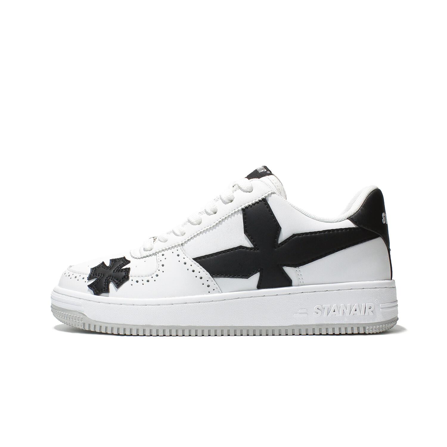 Кеды, обувь для скейтборда унисекс с низким верхом Stanair, белый/черный
Кеды, обувь для скейтборда унисекс с низким верхом Stanair, белый/черный