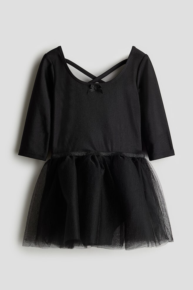 Балетный костюм с тюлевой юбкой H&M, черный
Балетный костюм с тюлевой юбкой H&M, черный