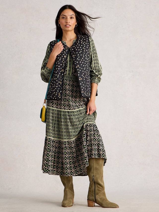 Многоярусная юбка миди Mabel из вискозы LENZING ECOVERO White Stuff, Black/Multi
Многоярусная юбка миди Mabel из вискозы LENZING ECOVERO White Stuff, Black/Multi