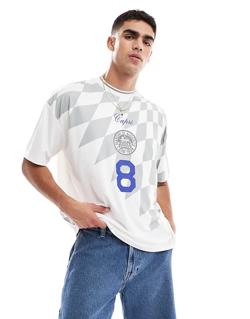 Футболка ASOS DESIGN свободного кроя с объемной спортивной графикой из принтованной спортивной ткани
Футболка ASOS DESIGN свободного кроя с объемной спортивной графикой из принтованной спортивной ткани