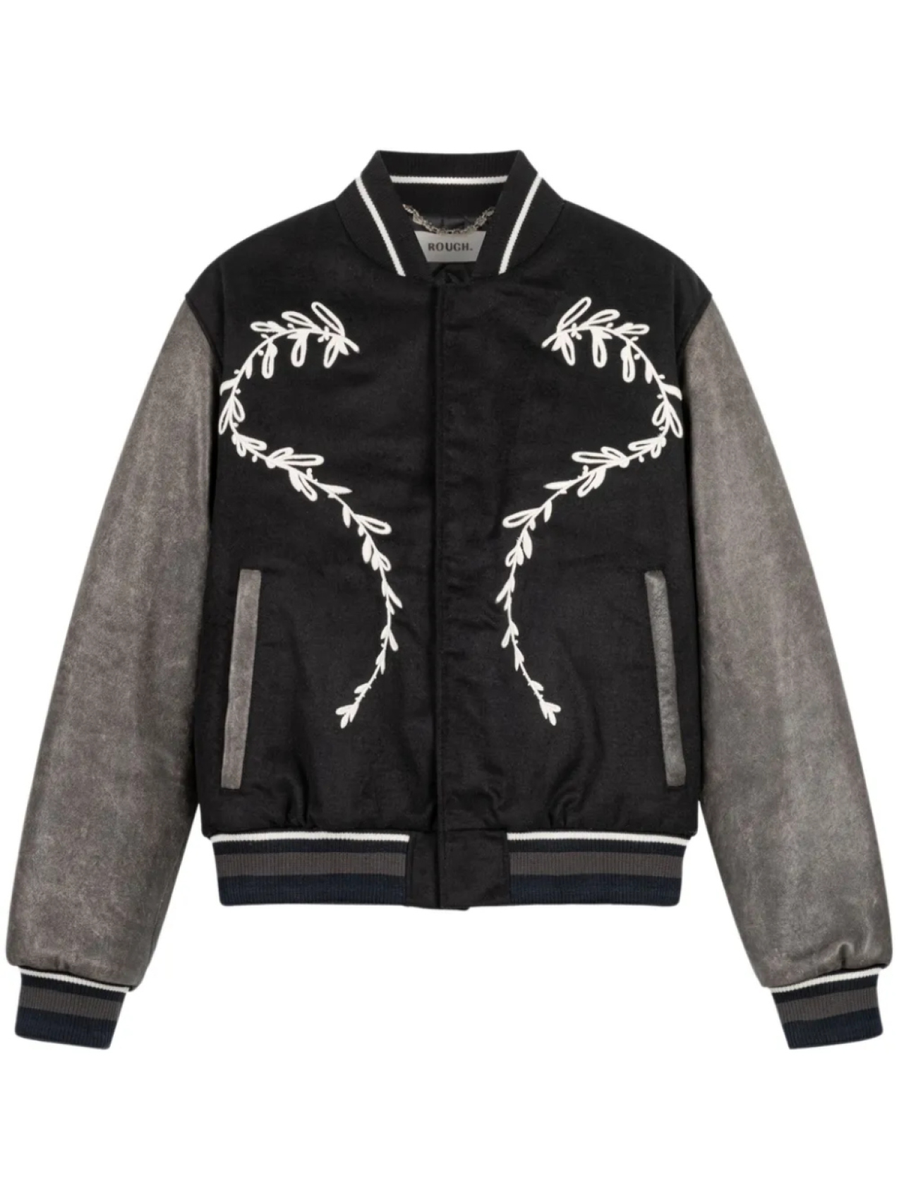 ROUGH. бомбер Vintage Varsity, черный
ROUGH. бомбер Vintage Varsity, черный