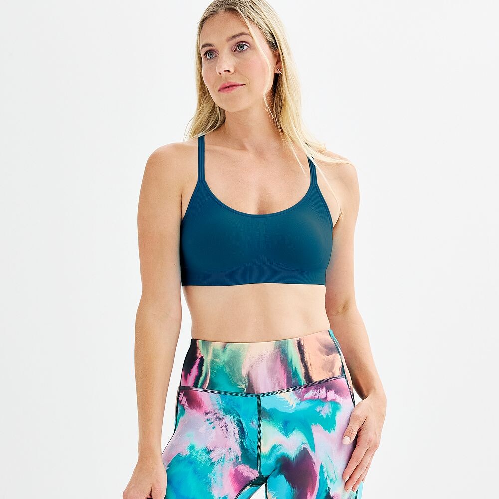 Бесшовный регулируемый спортивный бюстгальтер Tek Gear с низкой ударной нагрузкой, цвет Blue Crayon
Бесшовный регулируемый спортивный бюстгальтер Tek Gear с низкой ударной нагрузкой, цвет Blue Crayon