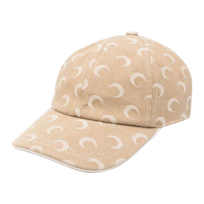 Marine Serre Бейсболка из жаккардовой ткани twill Moon, Beige
Marine Serre Бейсболка из жаккардовой ткани twill Moon, Beige