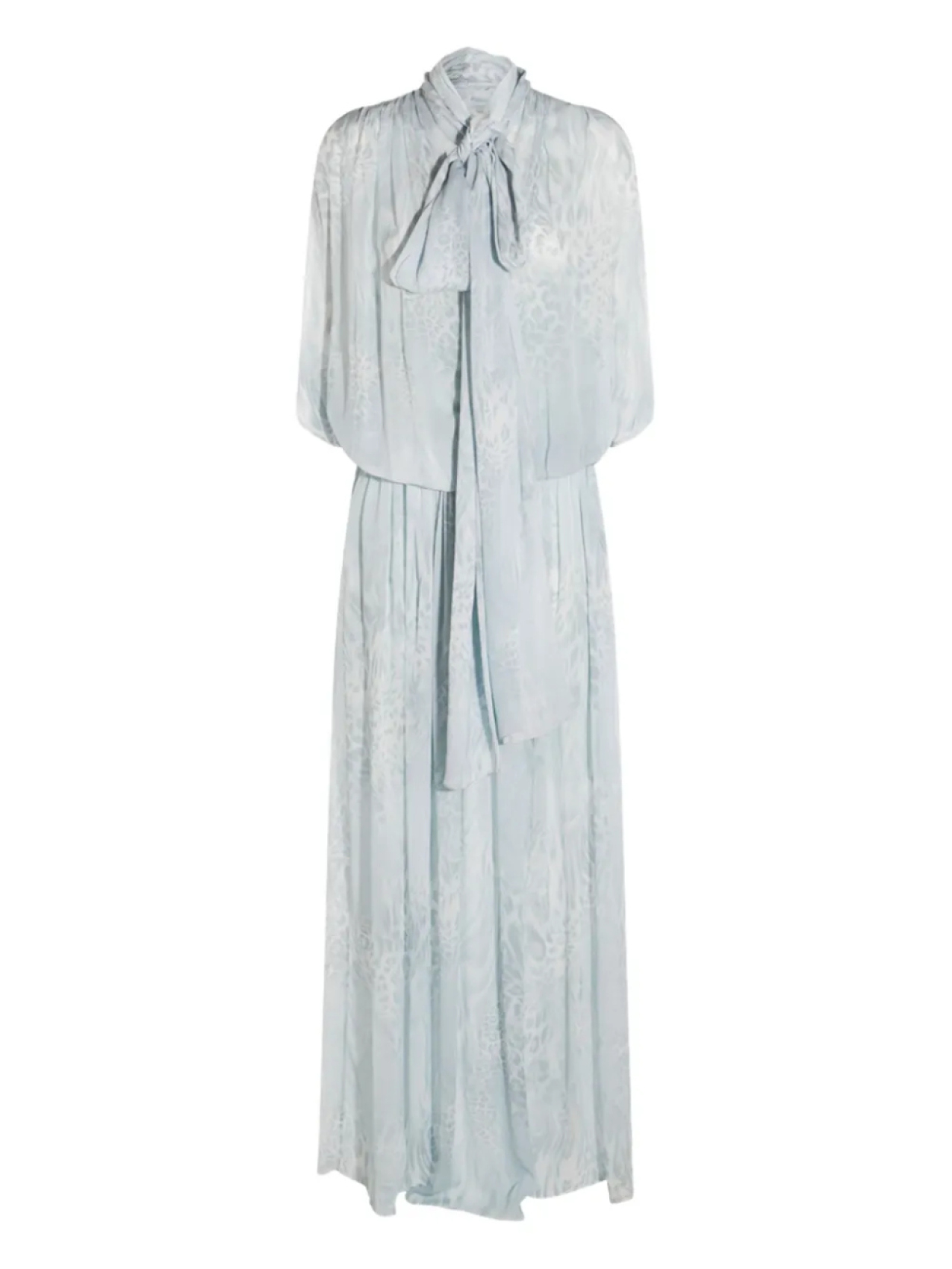 Платье из шифона с принтом Blumarine, синий
Платье из шифона с принтом Blumarine, синий