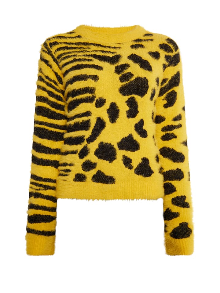 Женский вязаный свитер темно-желтого цвета myMo ROCKS
Женский вязаный свитер темно-желтого цвета myMo ROCKS