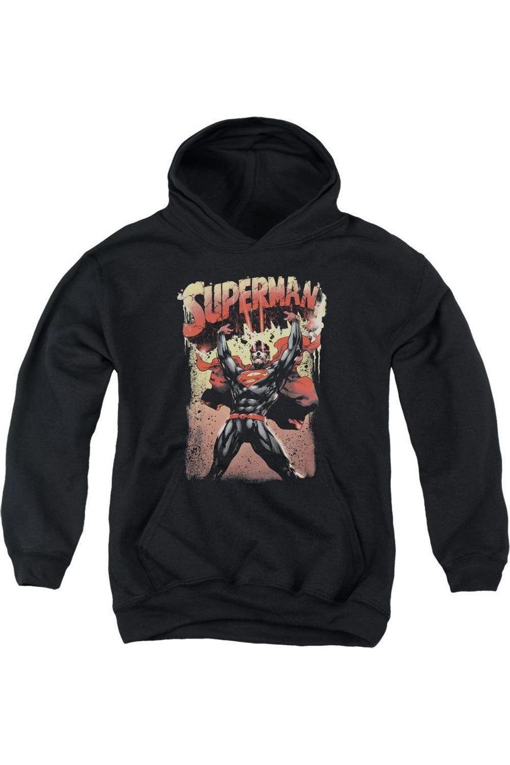 Супермен худи с молнией спереди Gildan, черный
Супермен худи с молнией спереди Gildan, черный