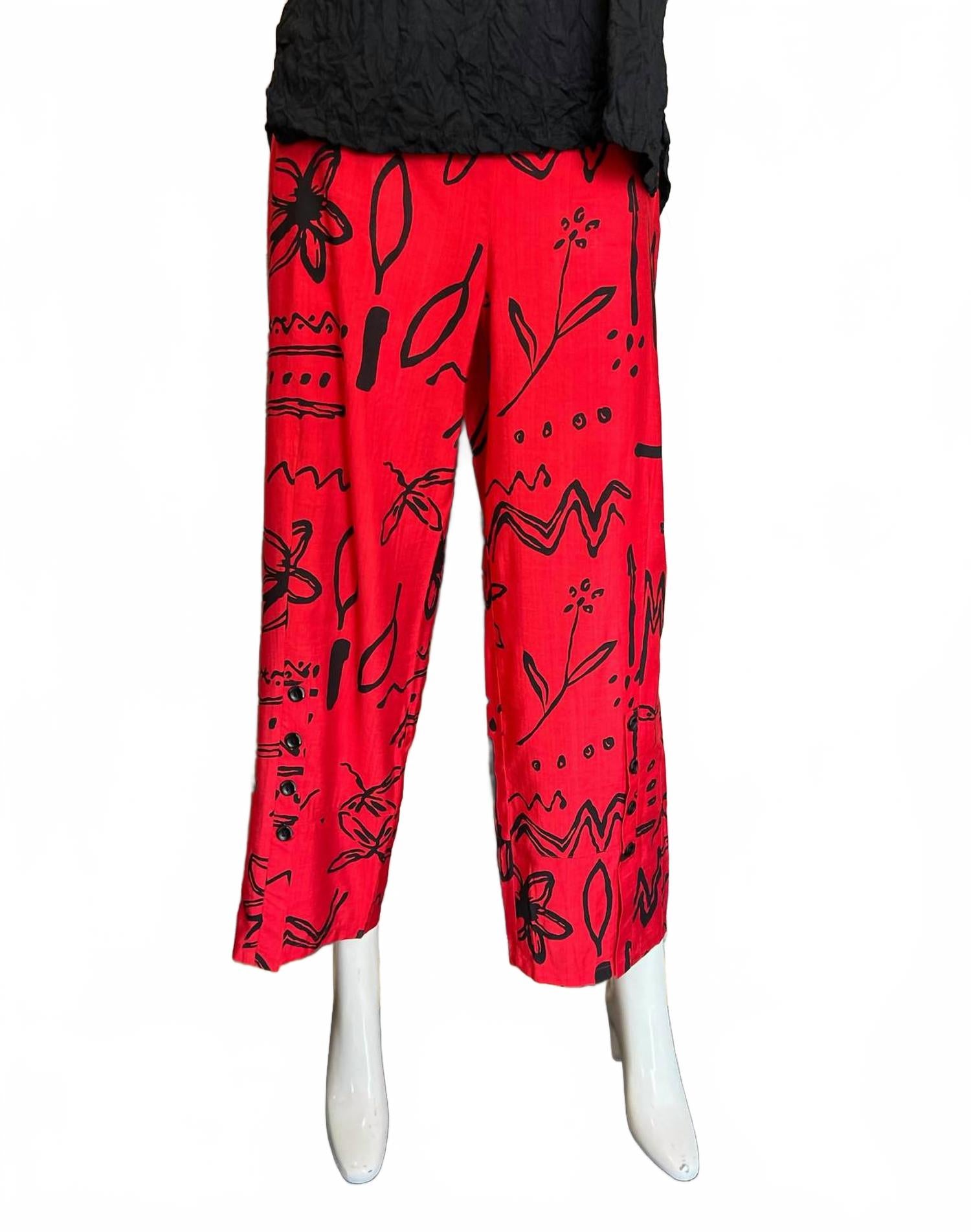 Женские брюки с пуговицами красного цвета Shana Apparel, красный
Женские брюки с пуговицами красного цвета Shana Apparel, красный