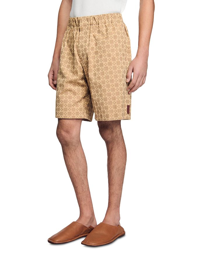 Шорты с принтом на резинке Sandro, коричневый/бежевый
Шорты с принтом на резинке Sandro, коричневый/бежевый