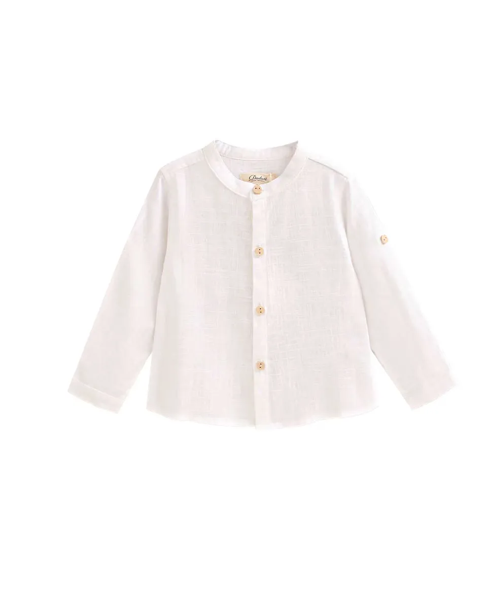 Рубашка с длинными рукавами и мандариновым воротником Dadati, белый
Рубашка с длинными рукавами и мандариновым воротником Dadati, белый