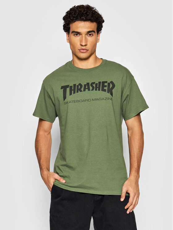 Футболка стандартного кроя Thrasher, зеленый
Футболка стандартного кроя Thrasher, зеленый