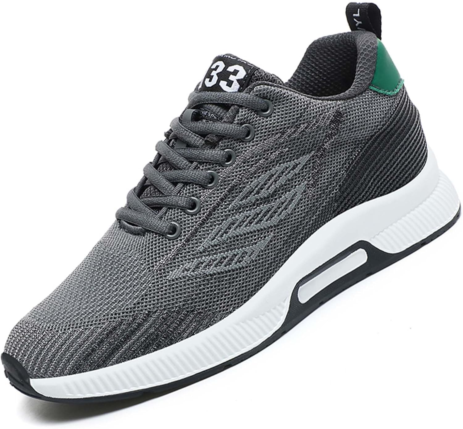 Мужские кроссовки SECHRITE с подъемом на 6 см, невидимые обувные вставки для увеличения роста, кроссовки для бега и повседневной носки, обувь для роста, серый
Мужские кроссовки SECHRITE с подъемом на 6 см, невидимые обувные вставки для увеличения роста, кроссовки для бега и повседневной носки, обувь для роста, серый