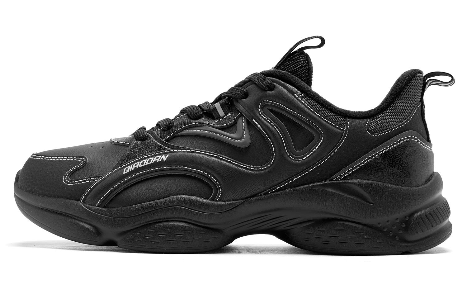 Термоамортизирующие увеличивающие рост устойчивые к истиранию противоскользящие низкие повседневные кроссовки мужские черные QIAODAN
Термоамортизирующие увеличивающие рост устойчивые к истиранию противоскользящие низкие повседневные кроссовки мужские черные QIAODAN