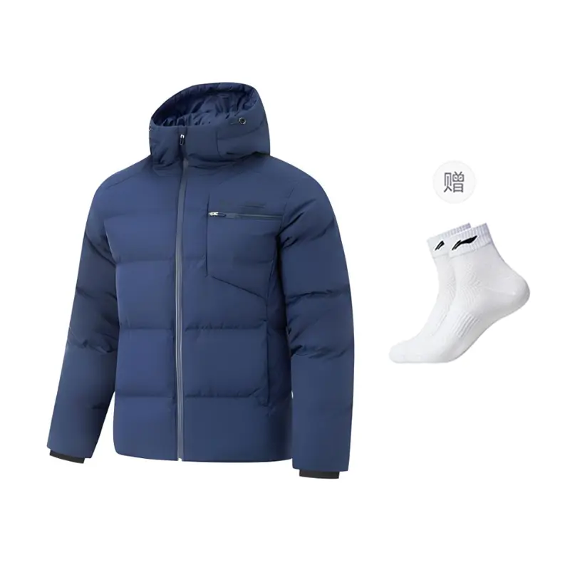 Мужская пуховая куртка LiNing Fitness Series, темно-синего цвета
Мужская пуховая куртка LiNing Fitness Series, темно-синего цвета
