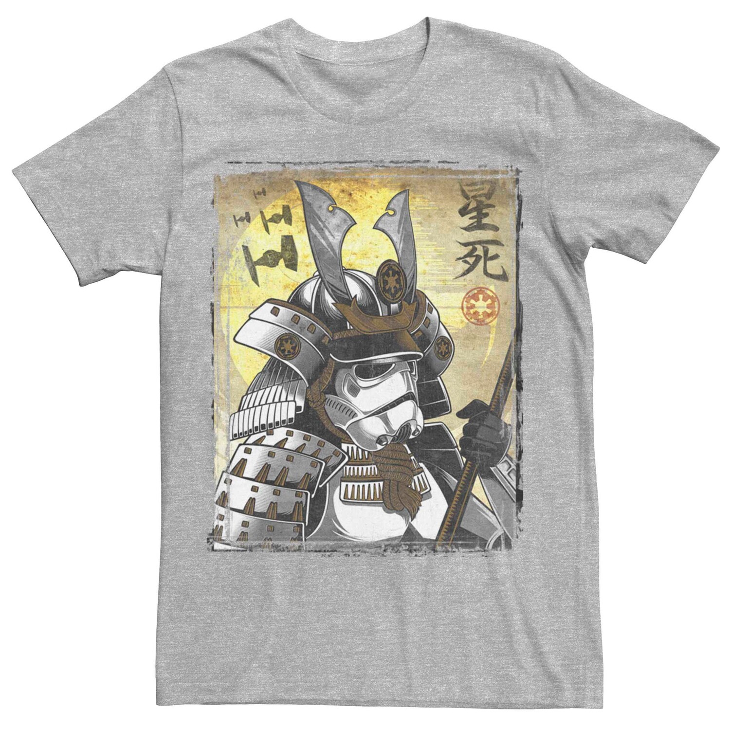 Мужская футболка с плакатом «Самурай-солдат Звездных войн» Licensed Character 
Мужская футболка с плакатом «Самурай-солдат Звездных войн» Licensed Character