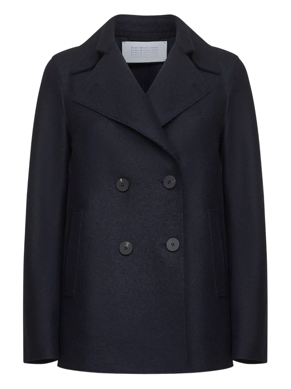Двубортное шерстяное пальто Harris Wharf London, синий
Двубортное шерстяное пальто Harris Wharf London, синий