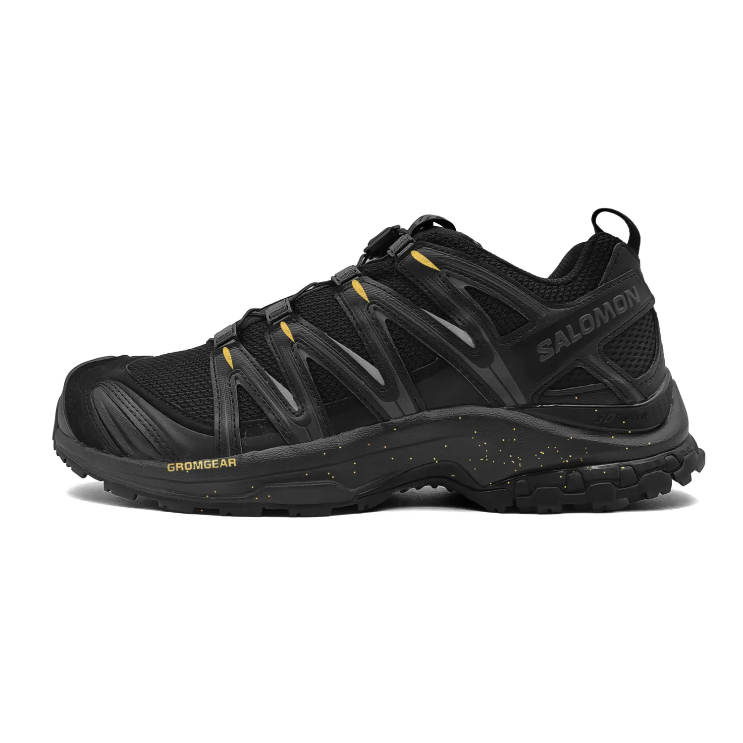 Кроссовки XA PRO 3D с технологией Fabric Cushioning, противоскользящие, износостойкие, низкие SALOMON, черный золото
Кроссовки XA PRO 3D с технологией Fabric Cushioning, противоскользящие, износостойкие, низкие SALOMON, черный золото