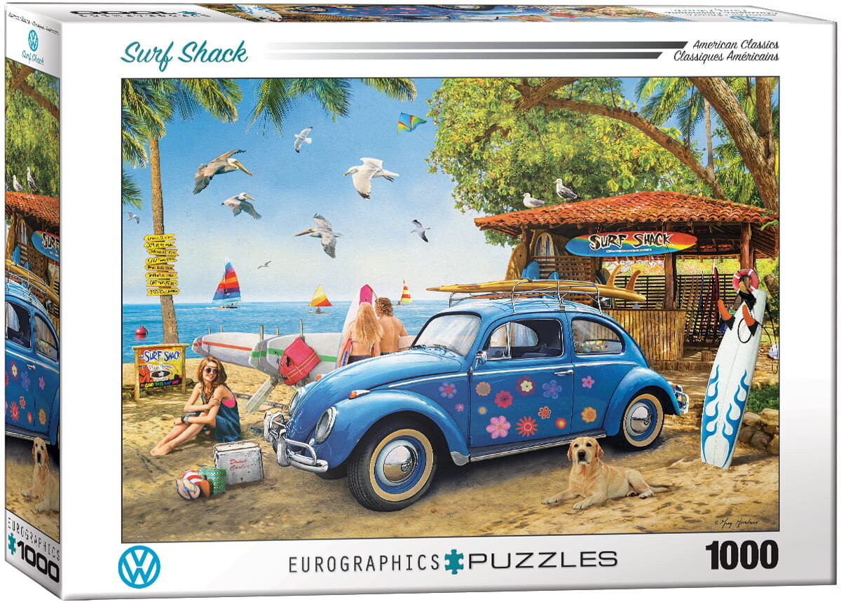 Еврографика, пазл, Eg-Vw Beetle Surf Shack, 1000 шт. EuroGraphics
Еврографика, пазл, Eg-Vw Beetle Surf Shack, 1000 шт. EuroGraphics