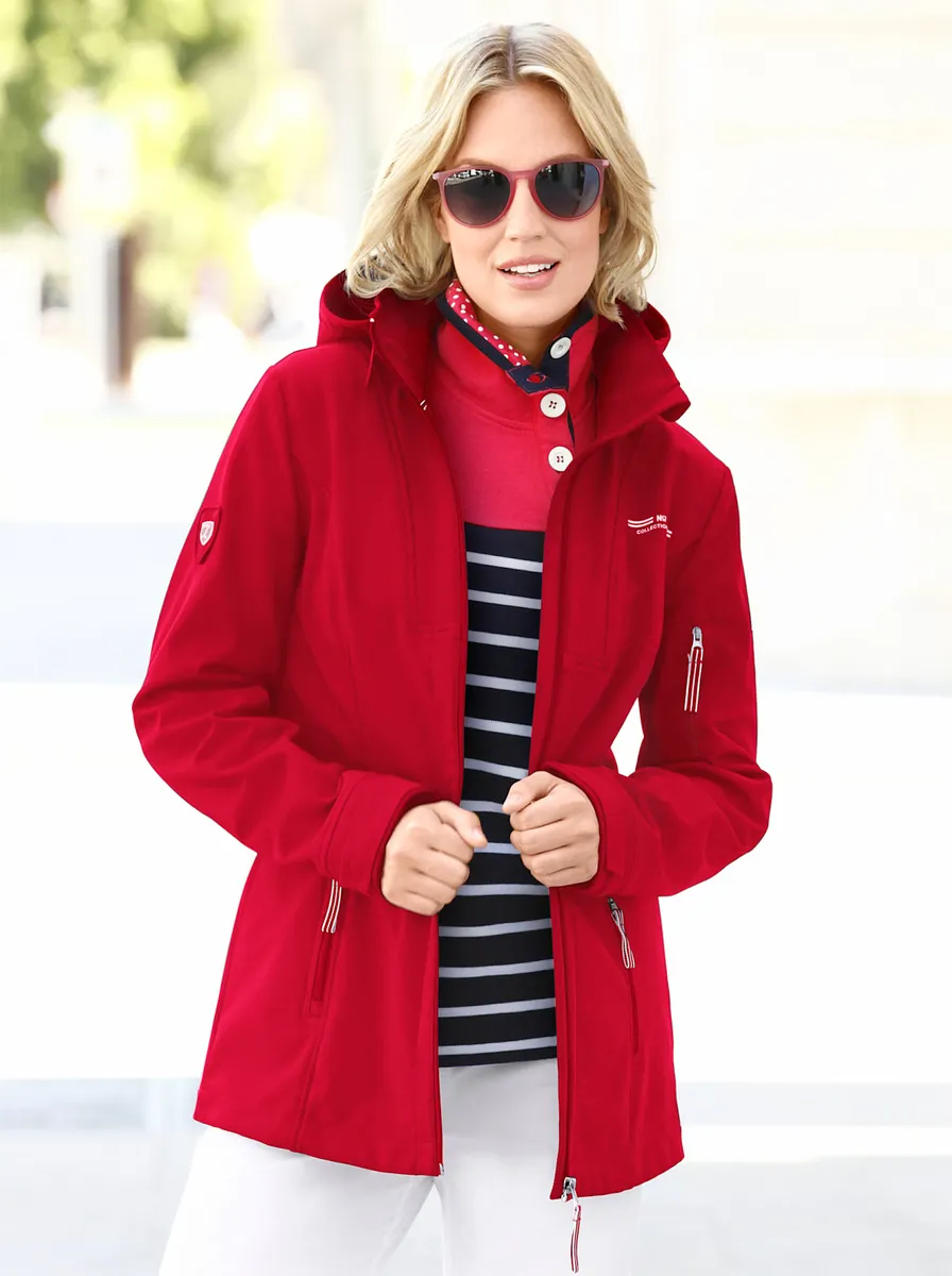 Повседневная куртка из софтшелла с капюшоном Casual Looks, красный
Повседневная куртка из софтшелла с капюшоном Casual Looks, красный