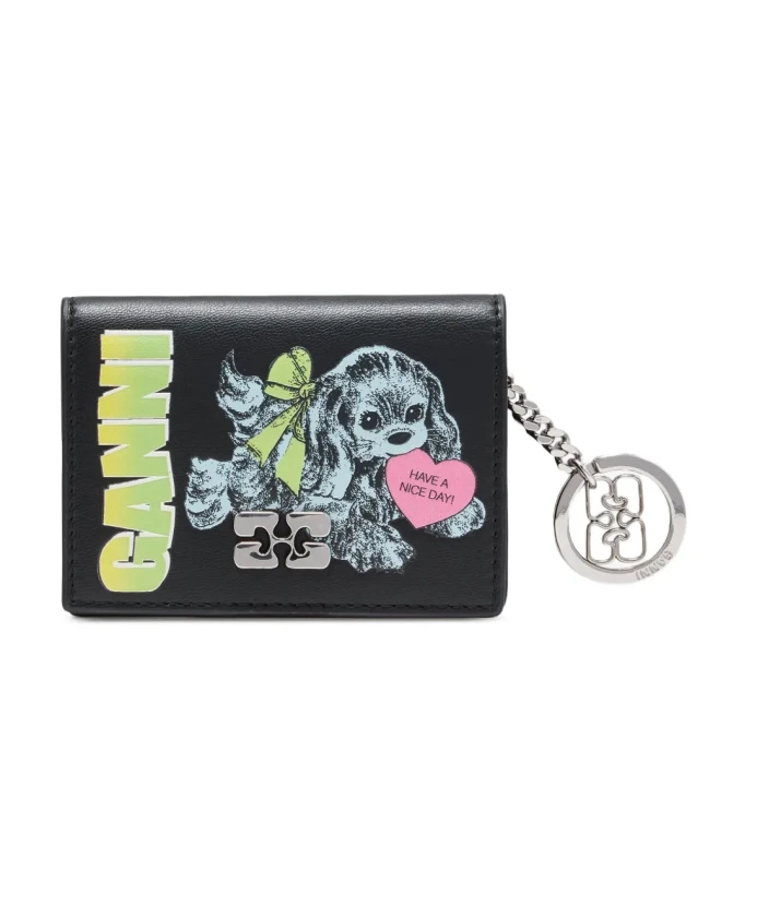 Мини-Сумка-Тоут из фактурной кожи. Ganni, черный
Мини-Сумка-Тоут из фактурной кожи. Ganni, черный