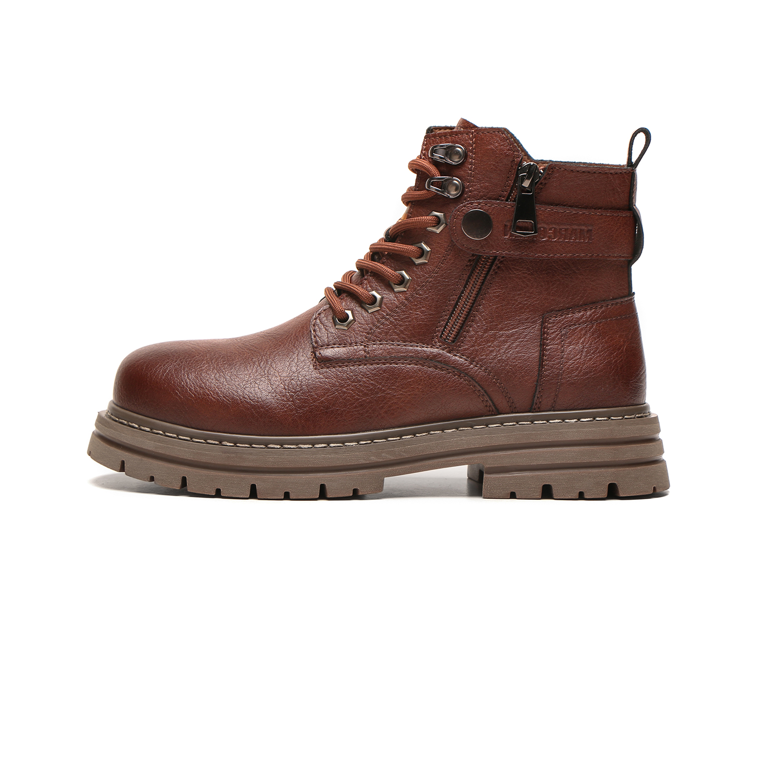 Meixi Ботинки Martin мужские, красно-медно-хаки
Meixi Ботинки Martin мужские, красно-медно-хаки