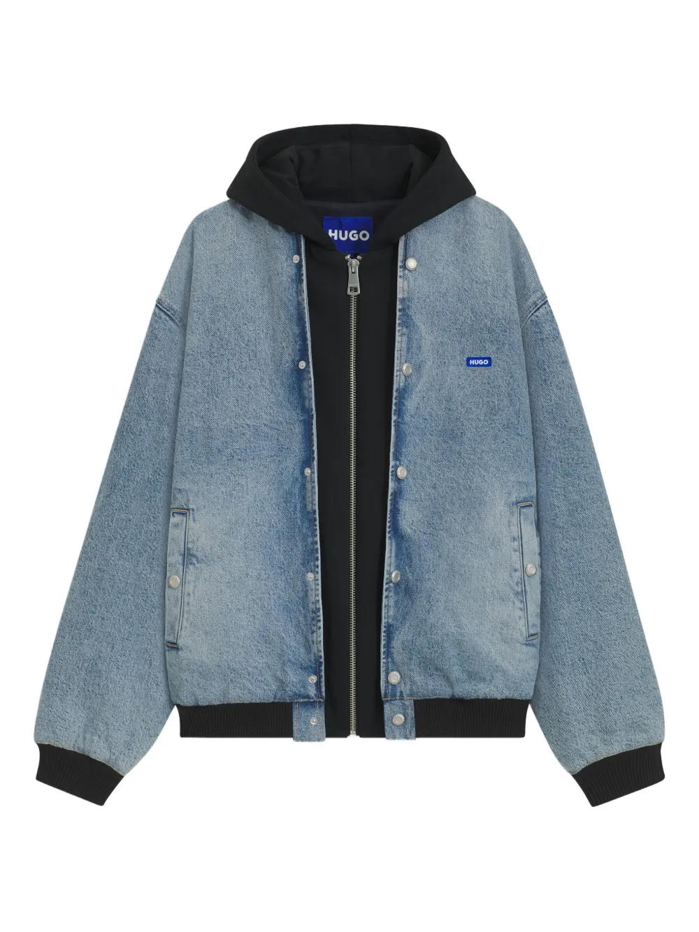 Джинсовый бомбер HUGO, синий
Джинсовый бомбер HUGO, синий