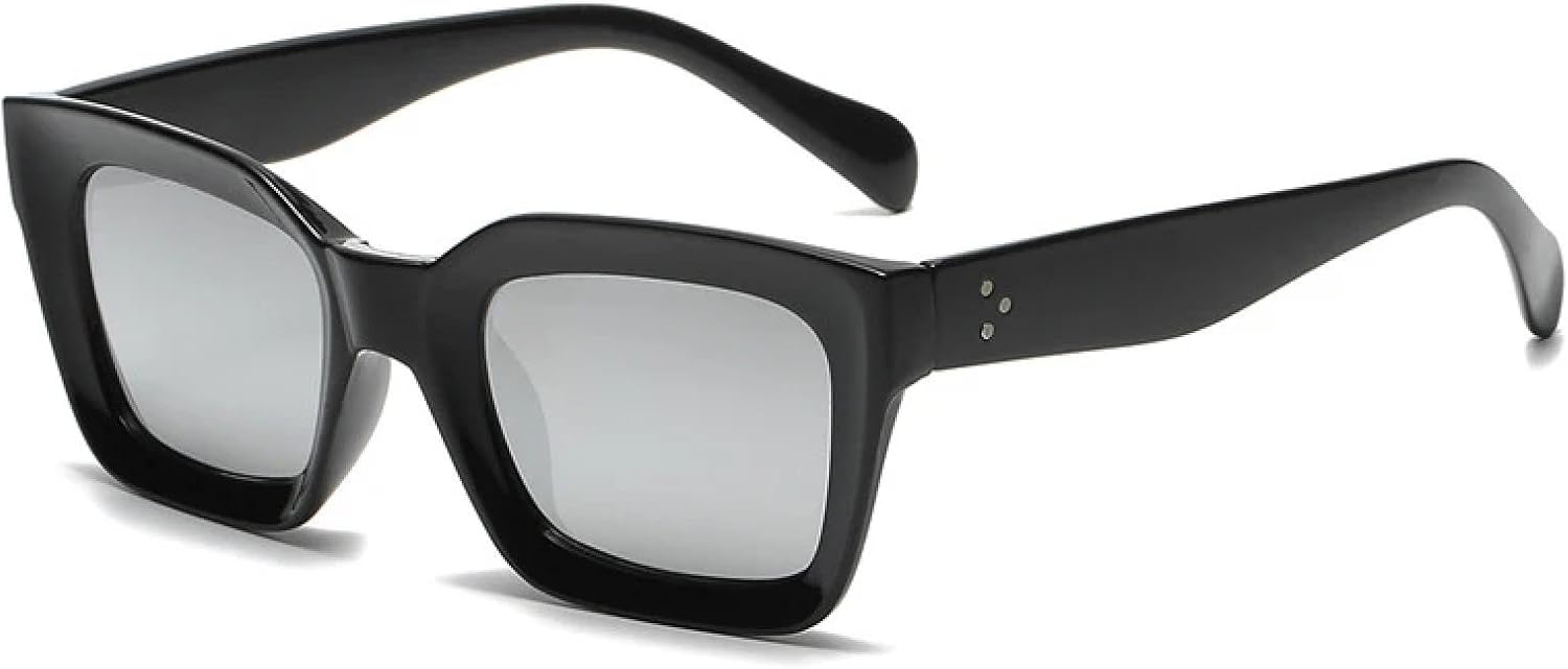 Популярные модные солнцезащитные очки «кошачий глаз» для женщин, ретро-очки с прозрачным градиентом, мужские квадратные солнцезащитные очки с защитой от УФ-излучения UV400 WNCKSQ, Black Silver Mirror
Популярные модные солнцезащитные очки «кошачий глаз» для женщин, ретро-очки с прозрачным градиентом, мужские квадратные солнцезащитные очки с защитой от УФ-излучения UV400 WNCKSQ, Black Silver Mirror