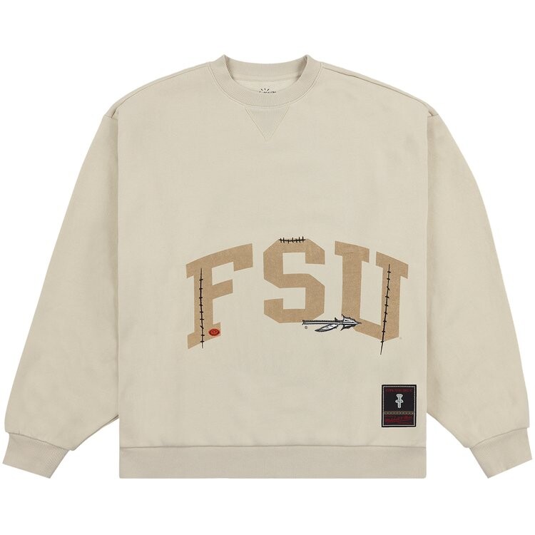 Толстовка Cactus Jack By Travis Scott Cactus Jack by Travis Scott x Mitchell & Ness Florida State University Crewneck, бежевый
Толстовка Cactus Jack By Travis Scott Cactus Jack by Travis Scott x Mitchell & Ness Florida State University Crewneck, бежевый
