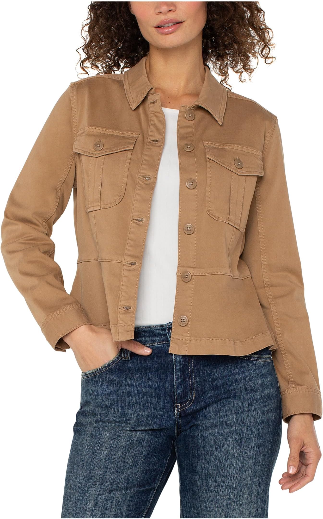 Куртка Liverpool Los Angeles Soft Touch Twill Peplum Hem Trucker Jacket, цвет Desert Camel
Куртка Liverpool Los Angeles Soft Touch Twill Peplum Hem Trucker Jacket, цвет Desert Camel