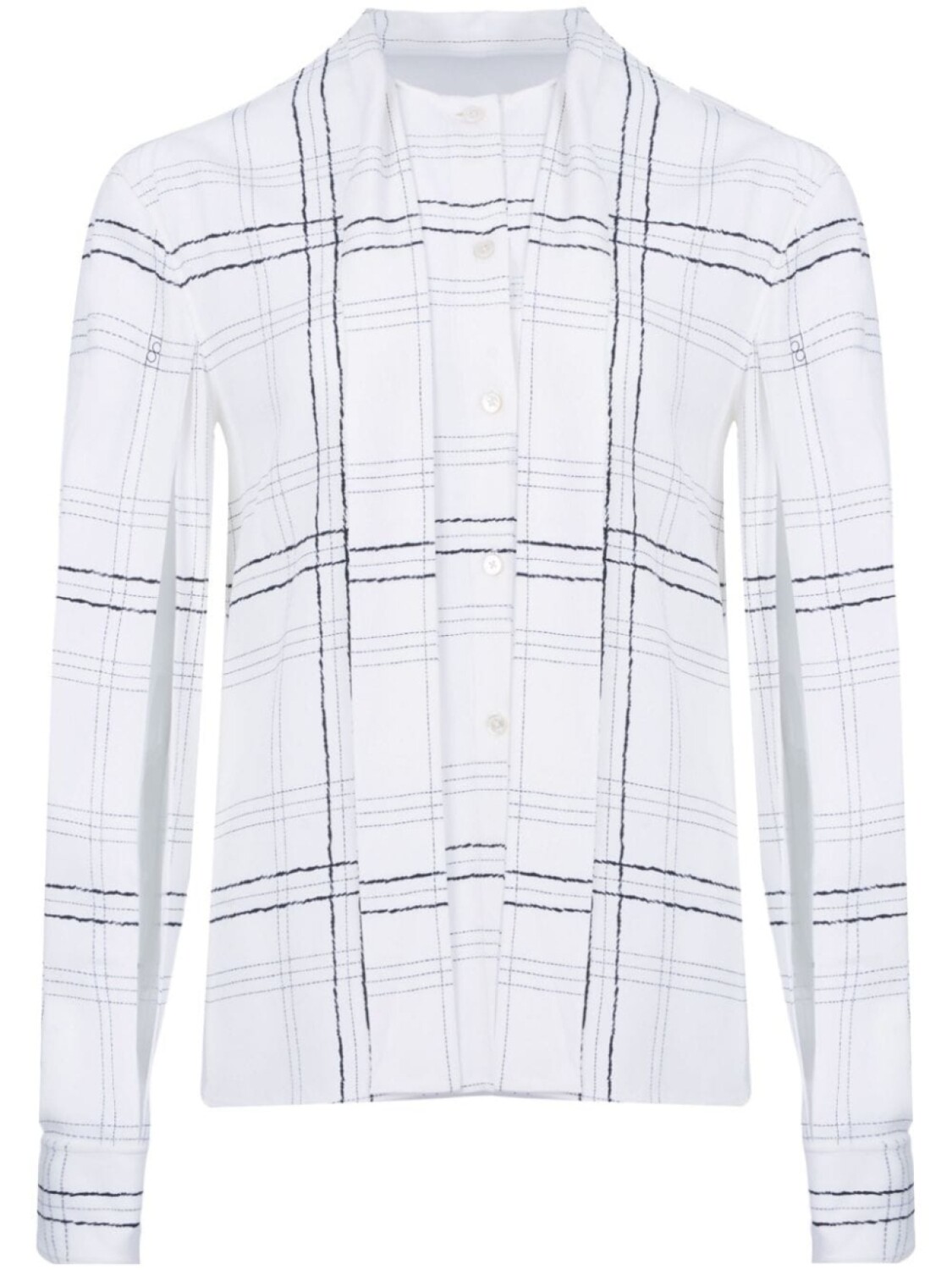 Ports 1961 клетчатая рубашка с завязками, белый
Ports 1961 клетчатая рубашка с завязками, белый