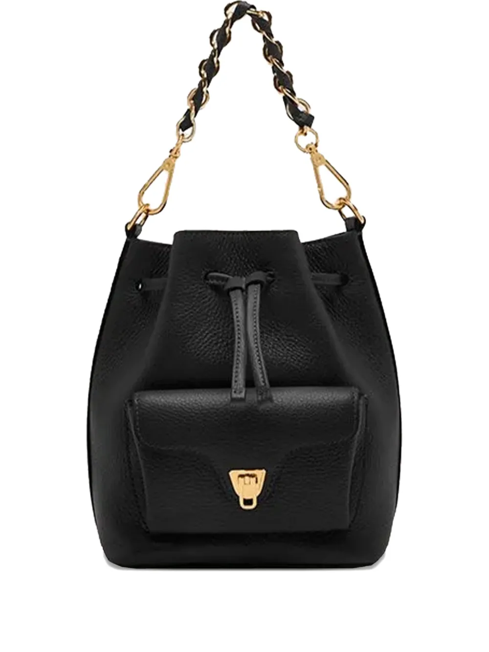 Сумка-ведро с цепочным ремешком Coccinelle, черный
Сумка-ведро с цепочным ремешком Coccinelle, черный