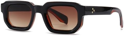 2027 Модные квадратные солнцезащитные очки с заклепками для женщин, солнцезащитные очки UV400, ретро-градиентные солнцезащитные очки для мужчин в стиле панк MTZJH, Black Tea Gradient
2027 Модные квадратные солнцезащитные очки с заклепками для женщин, солнцезащитные очки UV400, ретро-градиентные солнцезащитные очки для мужчин в стиле панк MTZJH, Black Tea Gradient