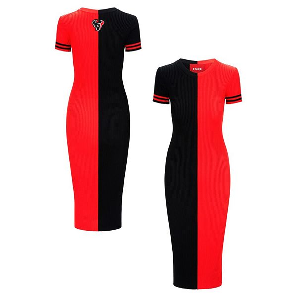 Женское платье Houston Texans Colleen в цвете navy/red Staud
Женское платье Houston Texans Colleen в цвете navy/red Staud