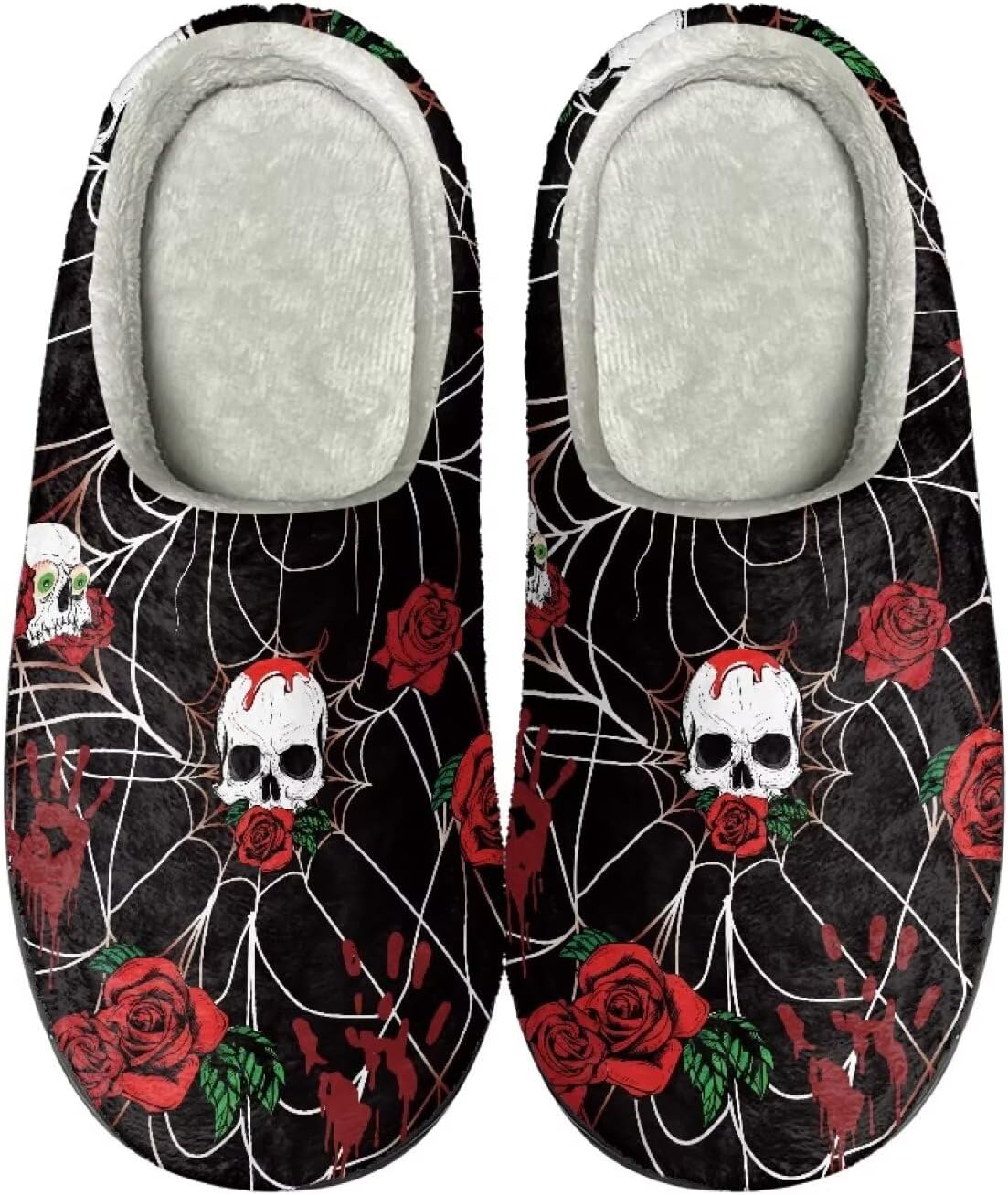 Тапочки HUIACONG TPR для мужчин и женщин для дома и улицы, пушистые, унисекс, Gothic Spider Web Skeleton Rose
Тапочки HUIACONG TPR для мужчин и женщин для дома и улицы, пушистые, унисекс, Gothic Spider Web Skeleton Rose