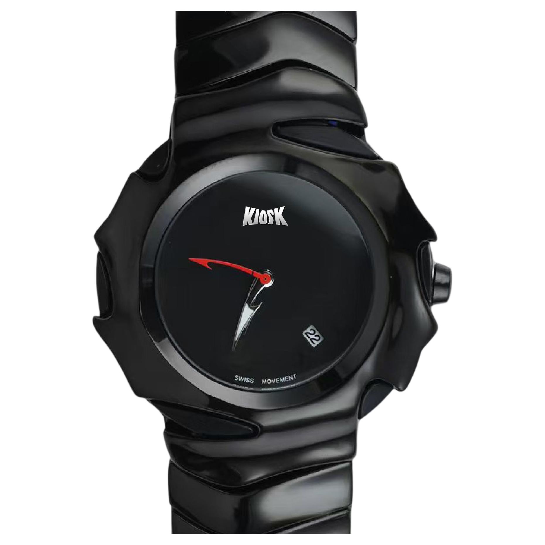 KIOSK Часы Silver Luxury American Fossil Quartz Movement Stainless Steel Watchband Watch Unisex Blue Dial, Gothic Style with Sterling Silver Cuban Bracelet+Urban Techwear Watch Box
KIOSK Часы Silver Luxury American Fossil Quartz Movement Stainless Steel Watchband Watch Unisex Blue Dial, Gothic Style with Sterling Silver Cuban Bracelet+Urban Techwear Watch Box