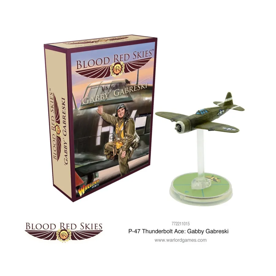 P-47 Thunderbolt Ace — «Габби» Габрески, Blood Red Skies - United States (1:200)
P-47 Thunderbolt Ace — «Габби» Габрески, Blood Red Skies - United States (1:200)