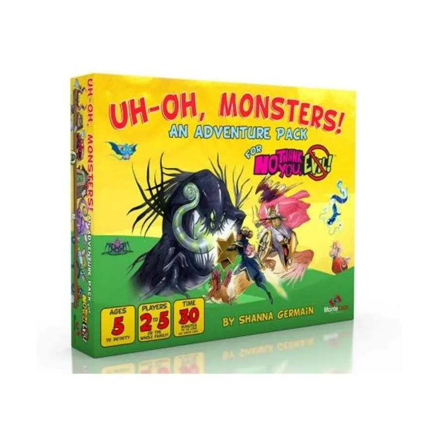 Коробочная игра Uh-Oh, Monsters!, No Thank You, Evil!
Коробочная игра Uh-Oh, Monsters!, No Thank You, Evil!