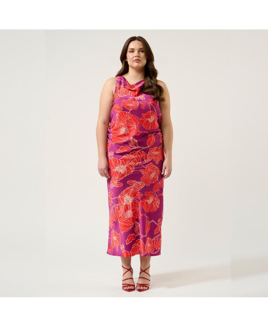 Платье Ember с воротником-хомутом больших размеров ESTELLE, Print
Платье Ember с воротником-хомутом больших размеров ESTELLE, Print