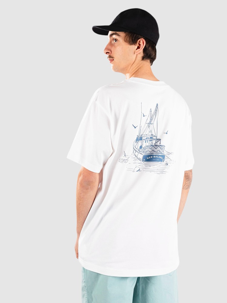 Футболка New Balance Lobster Boat T-Shirt, white, Белый, Футболка New Balance Lobster Boat T-Shirt, white
Футболка New Balance Lobster Boat T-Shirt, white, Белый, Футболка New Balance Lobster Boat T-Shirt, white