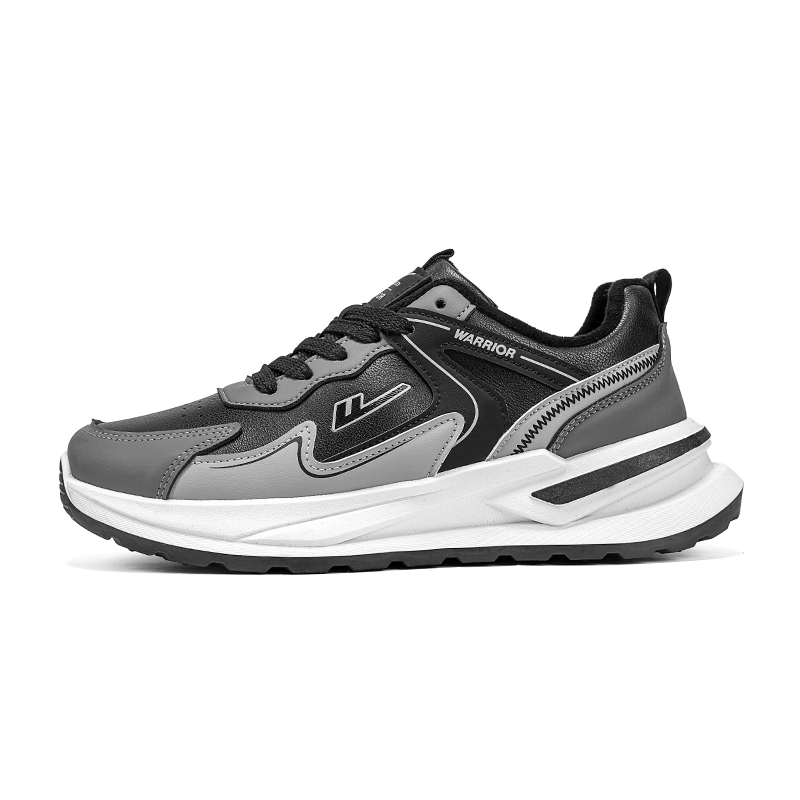 Мужские повседневные кроссовки low top, легкие, с повышенной амортизацией и износостойкостью WARRIOR, черный серый (fleece-lined)
Мужские повседневные кроссовки low top, легкие, с повышенной амортизацией и износостойкостью WARRIOR, черный серый (fleece-lined)